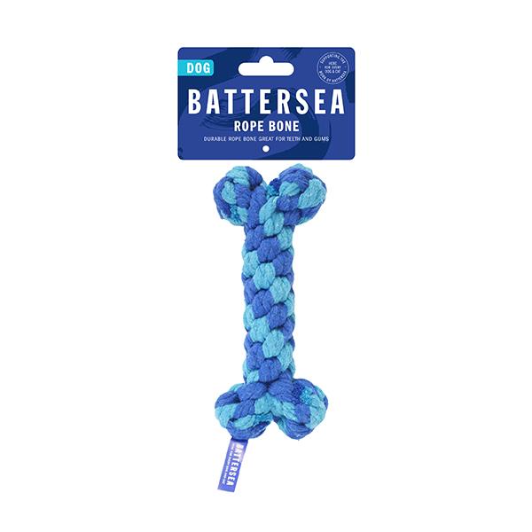 Rosewood Battersea Rope Bone dog toy in retail packaging