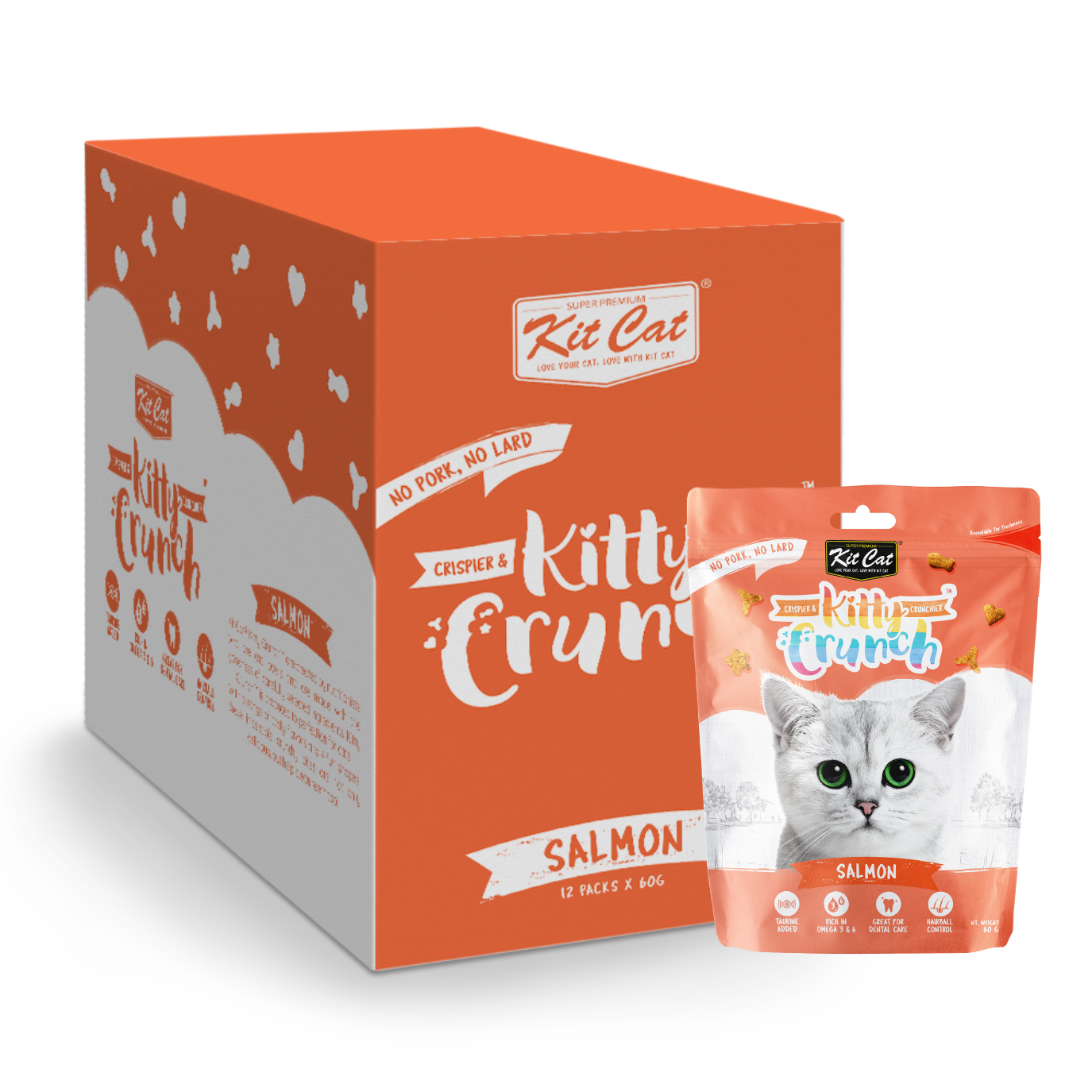 Kit Cat Kitty Crunch Bulk Deal 12 × 60g