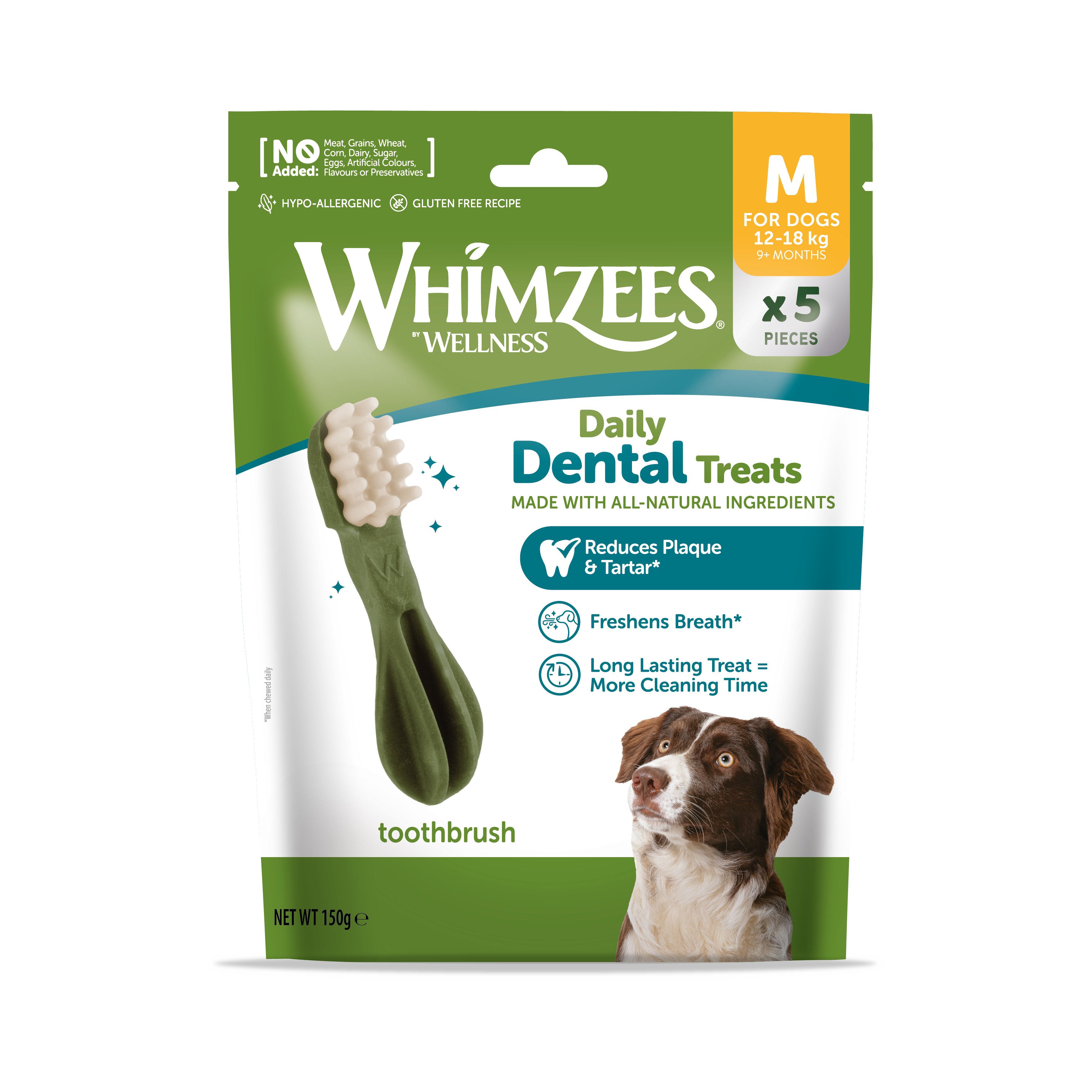 Whimzees Toothbrush Discovery Bags – Medium