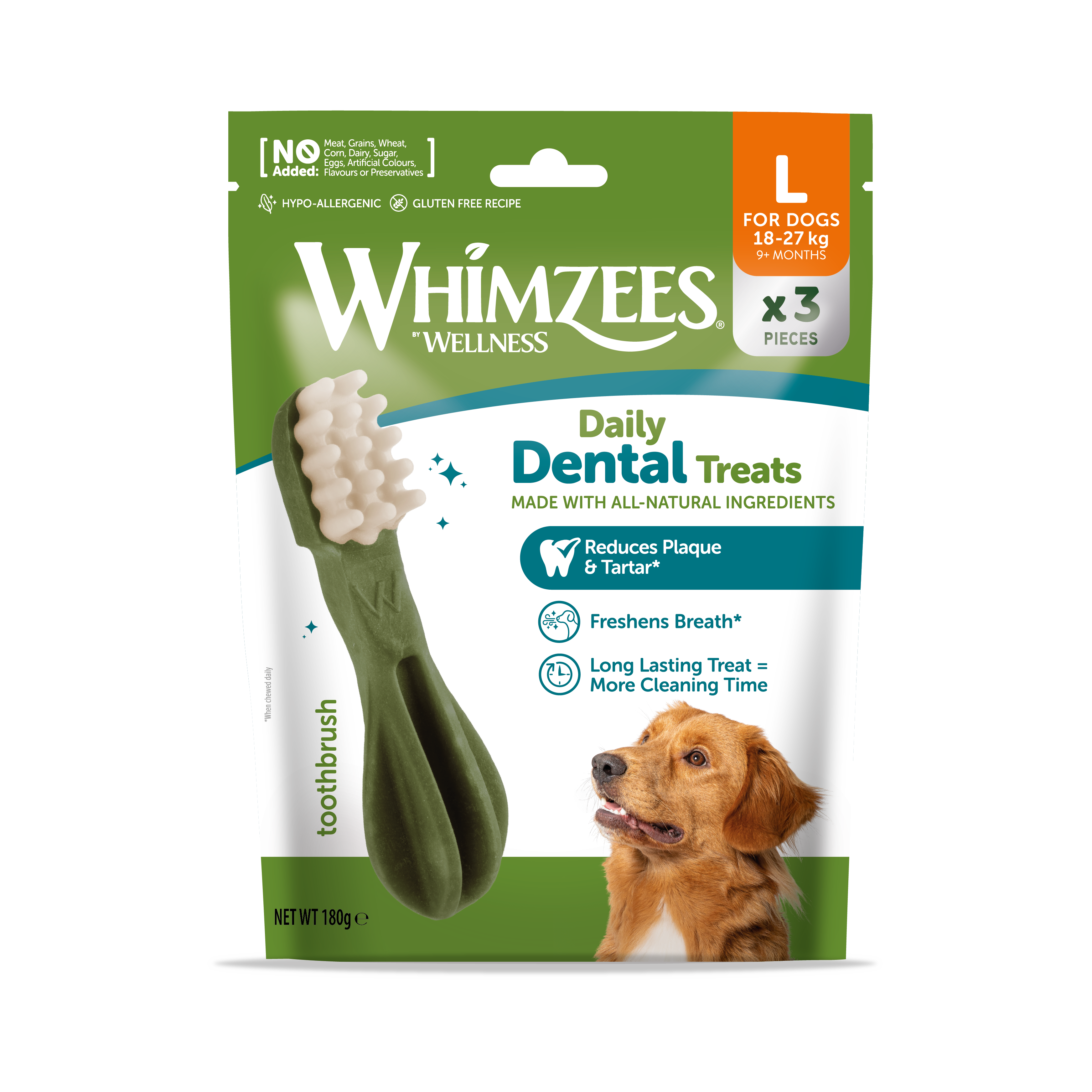 Whimzees Toothbrush Discovery Bags – Large