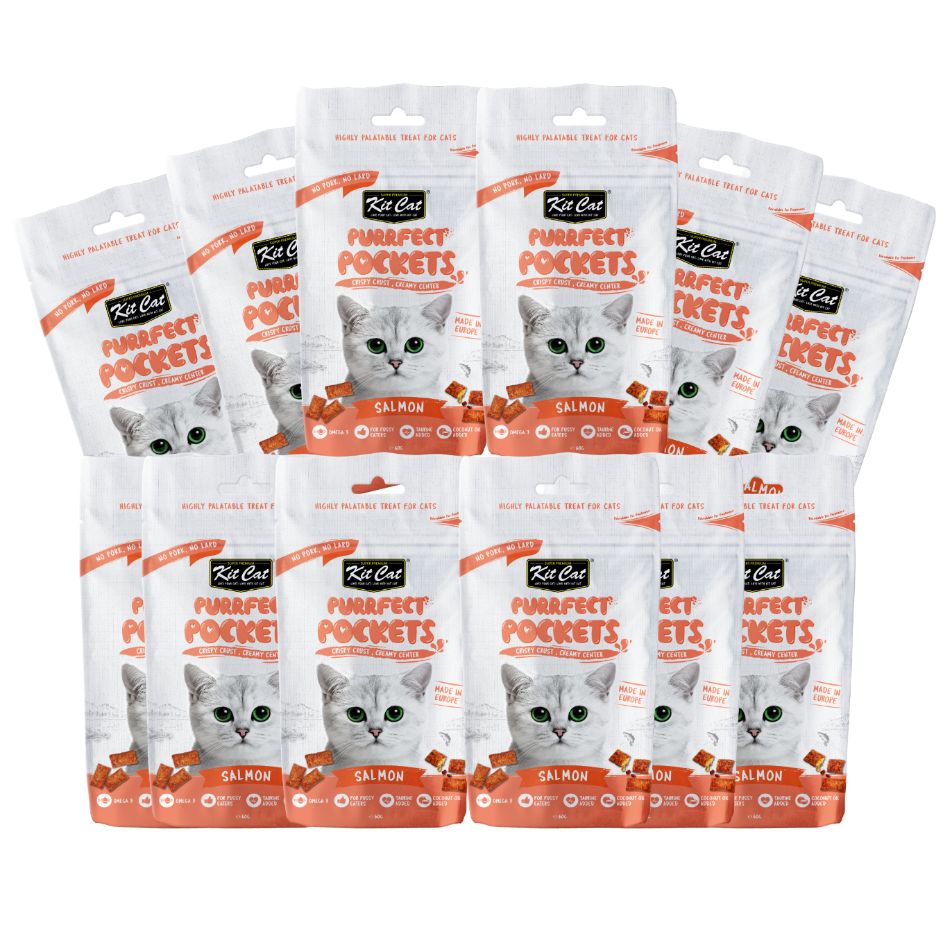 Kit Cat Purrfect Pockets Bulk Deal 12 × 60g