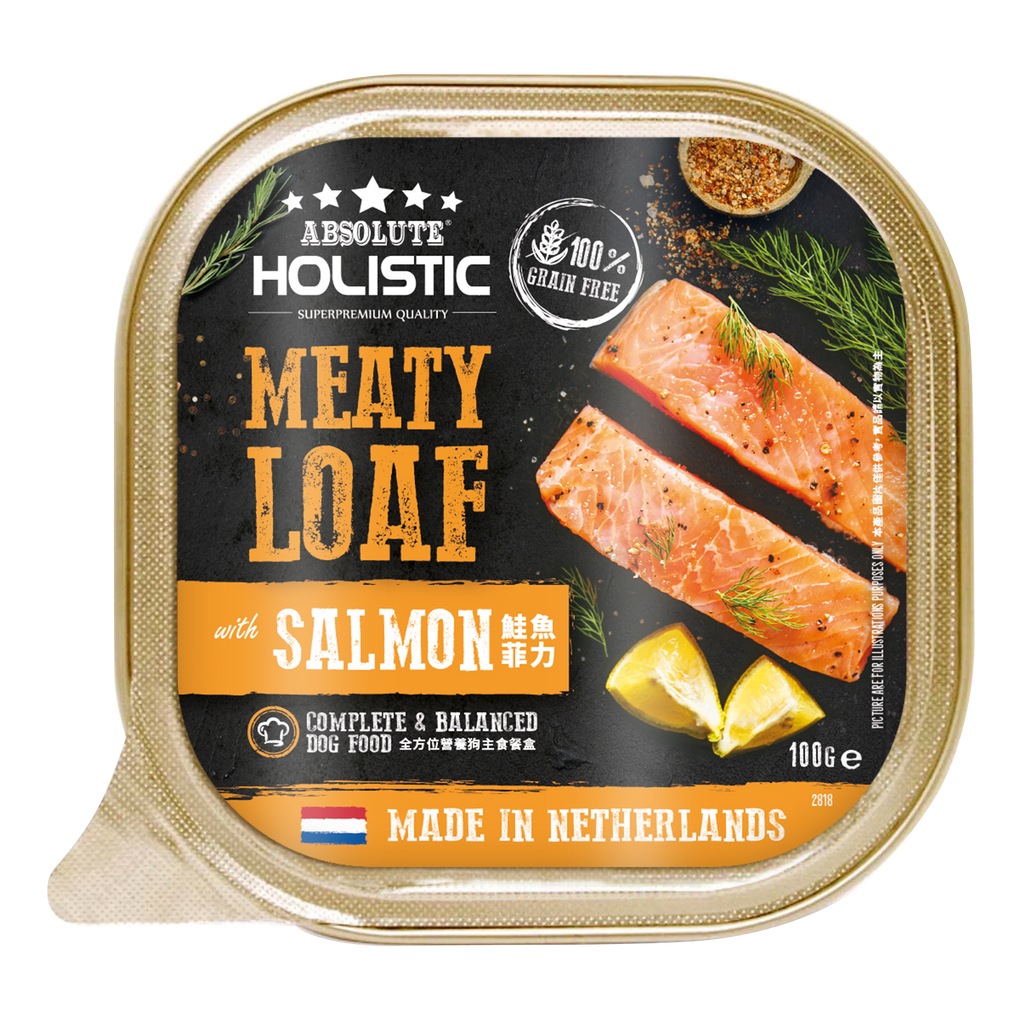Absolute Holistic Meaty Loaf Wet Dog Food (16 × 100g)