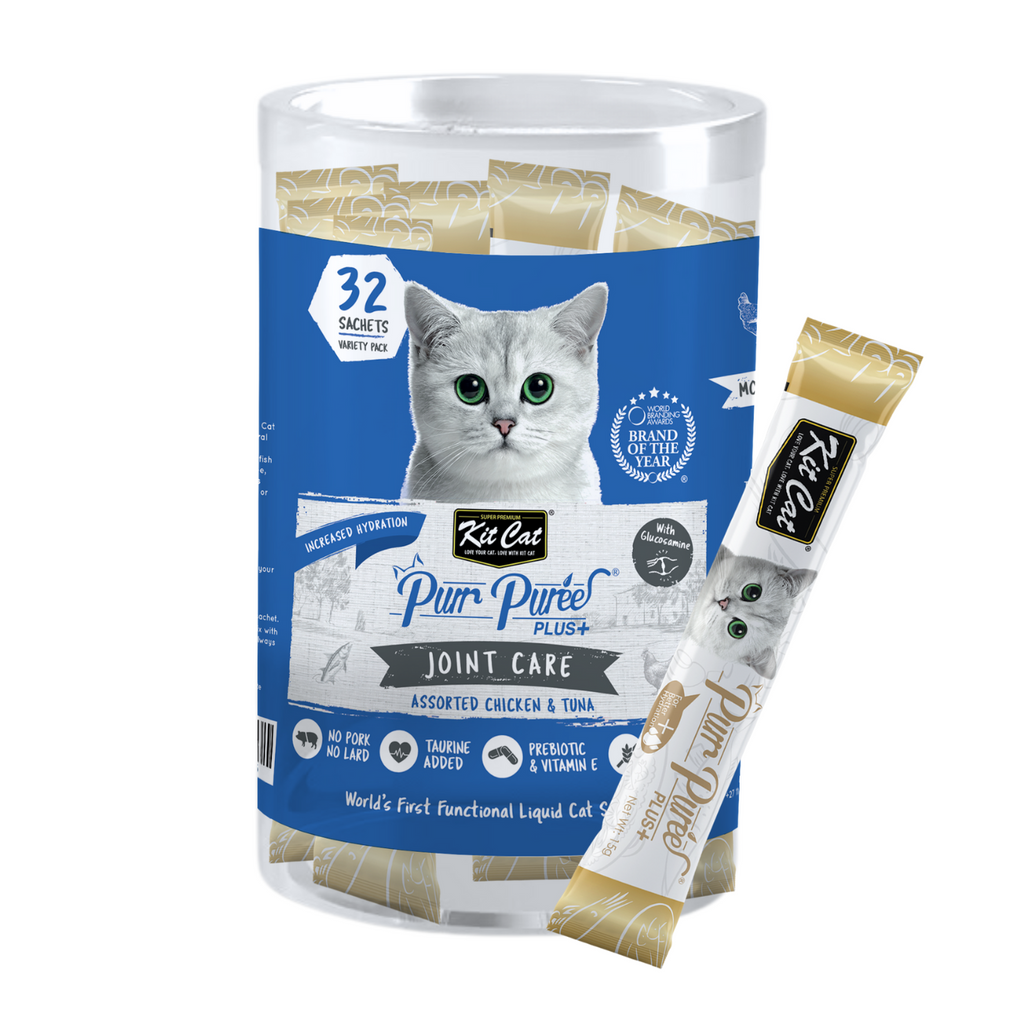 Kit Cat Purr Puree Plus+ Bulk Deal 32 × 15g