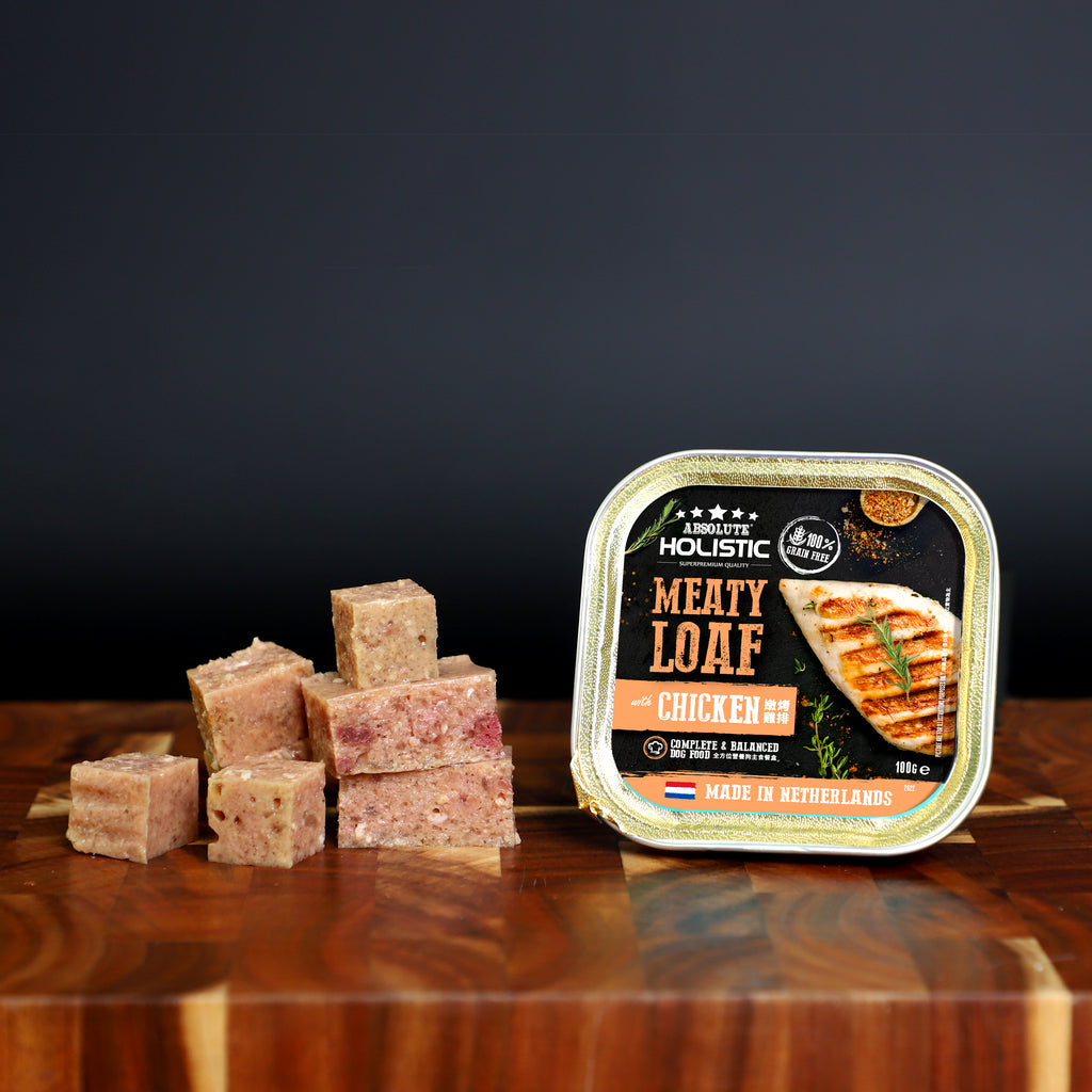 Absolute Holistic Meaty Loaf Wet Dog Food (16 × 100g)
