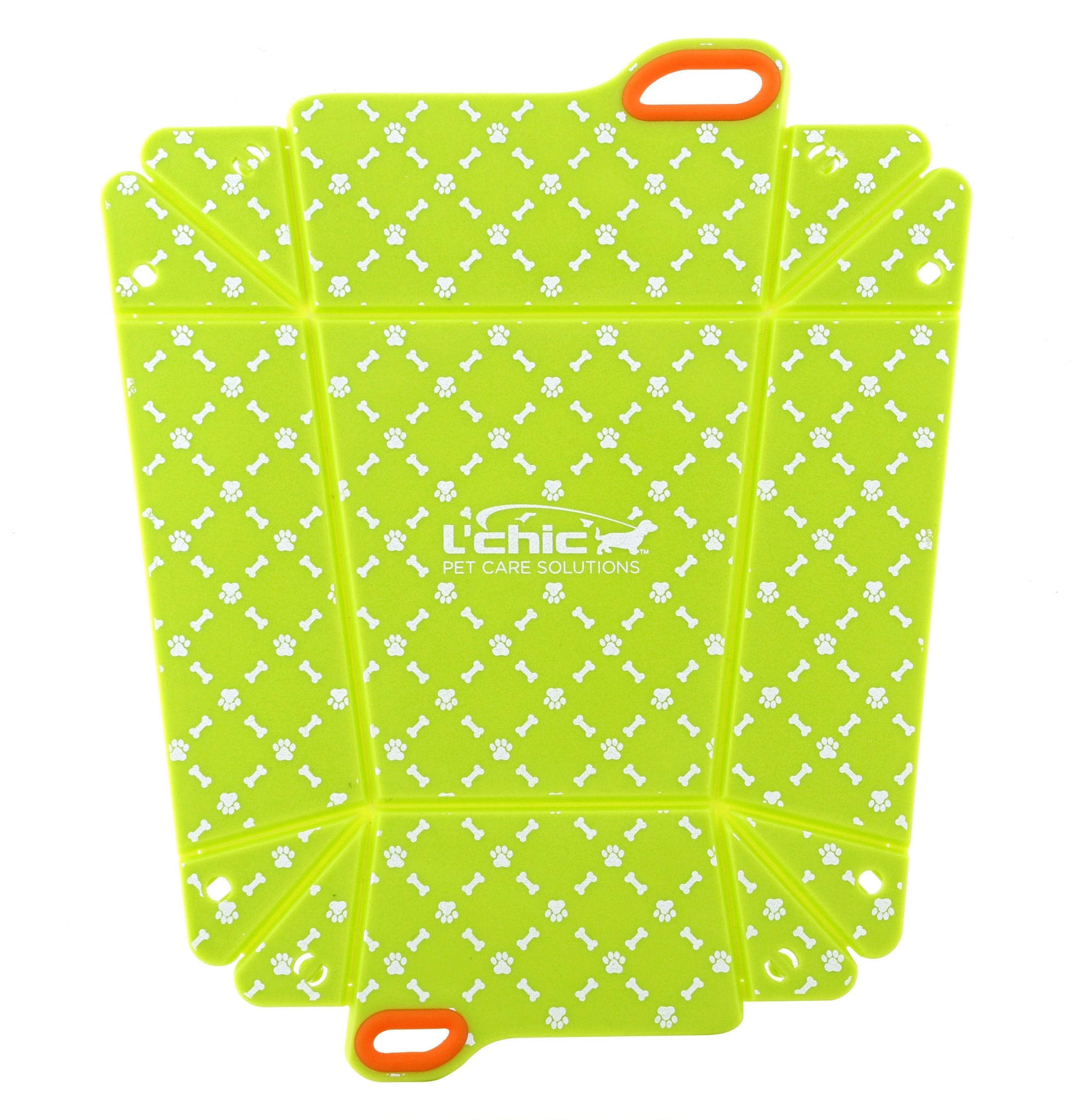 L'Chic Chop2Bowl Travel Bowl – Green Bones