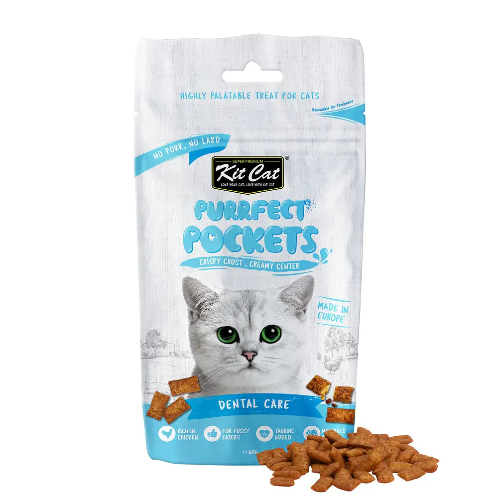 Kit Cat Purrfect Pockets 60g – Dental Care