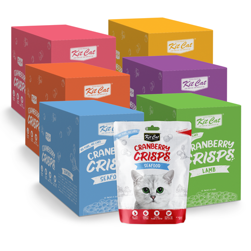 Kit Cat Cranberry Crisps Bulk Deal 12 × 60g