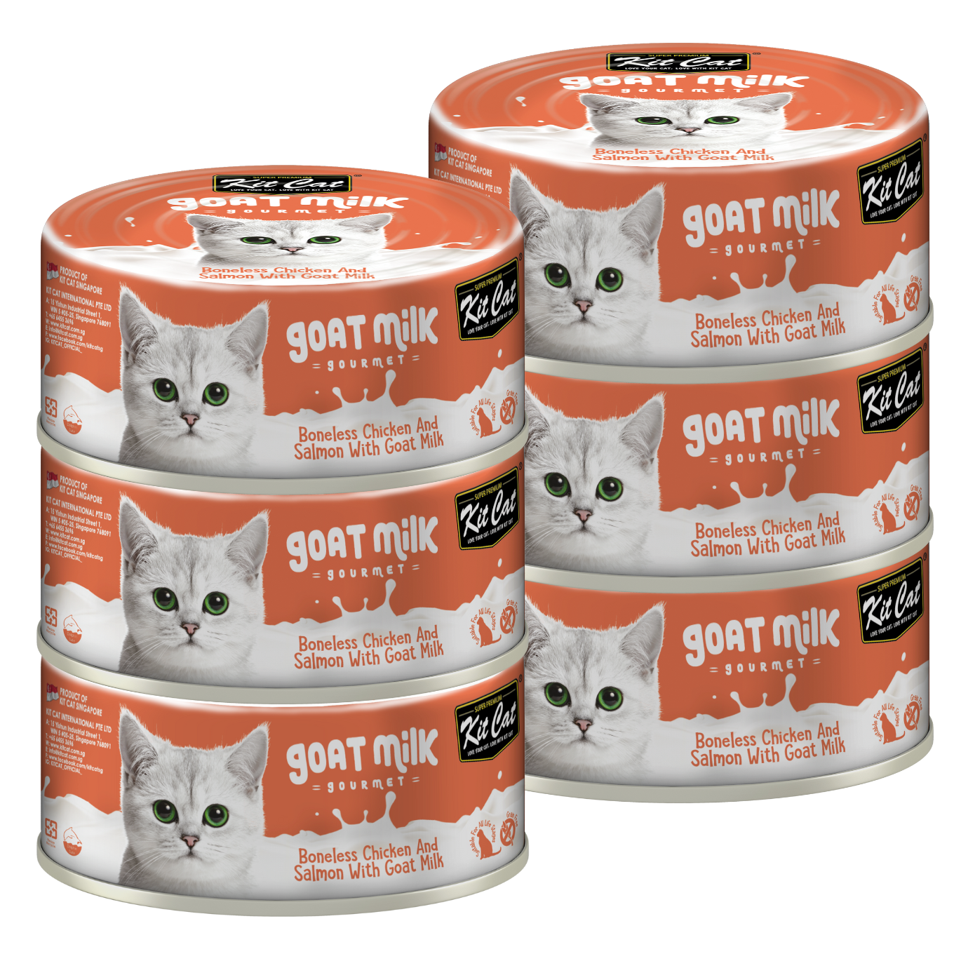 Kit Cat Goat's Milk Gourmet Bulk Deal 24 × 70g