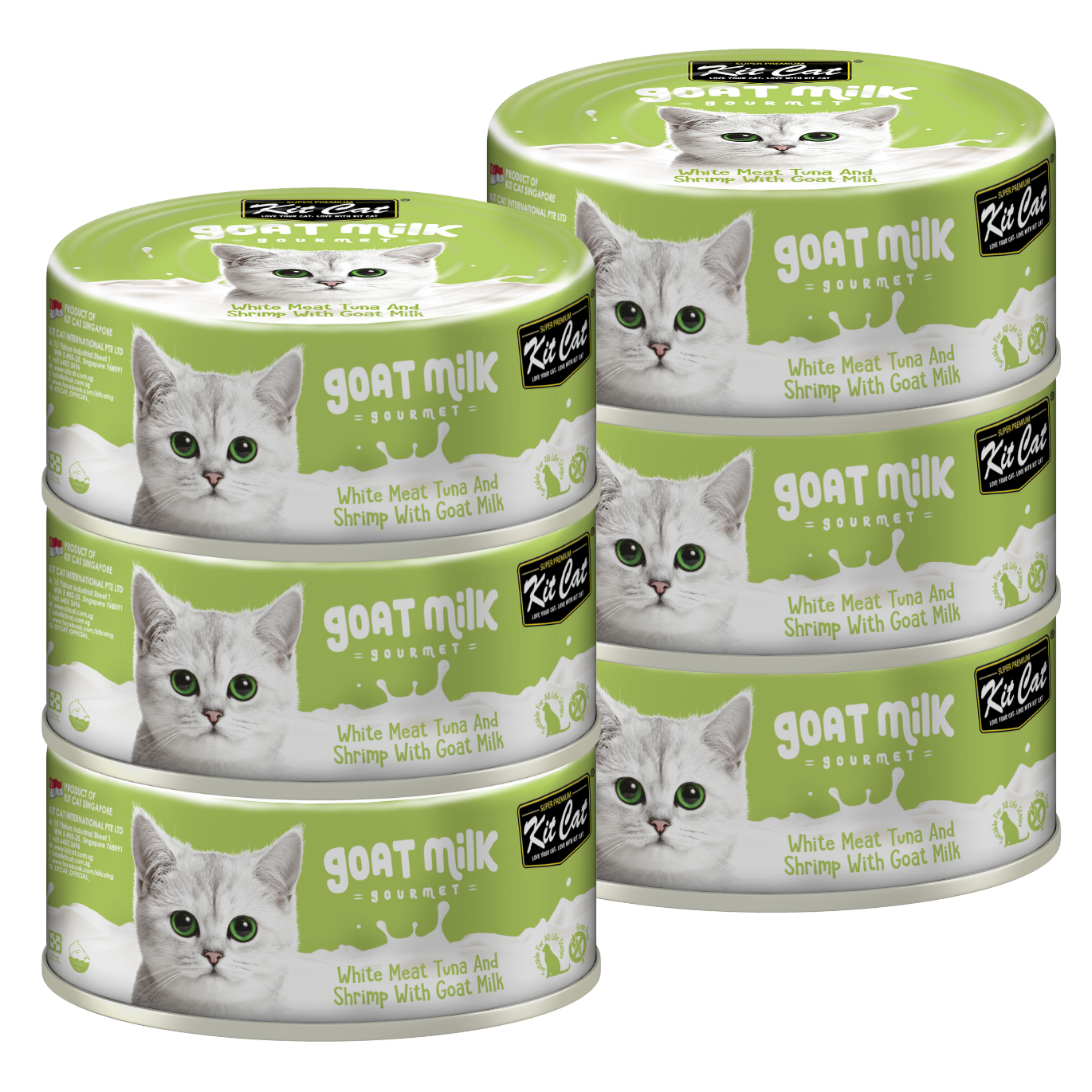 Kit Cat Goat's Milk Gourmet Bulk Deal 24 × 70g