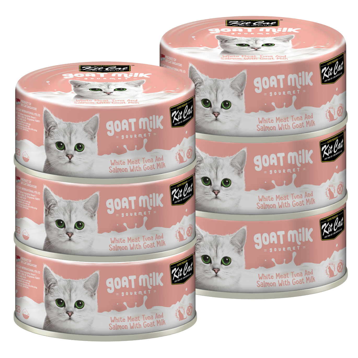 Kit Cat Goat's Milk Gourmet Bulk Deal 24 × 70g