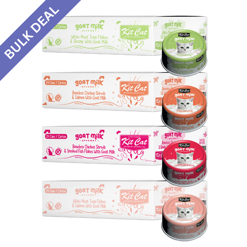 Kit Cat Goat's Milk Gourmet Bulk Deal 24 × 70g