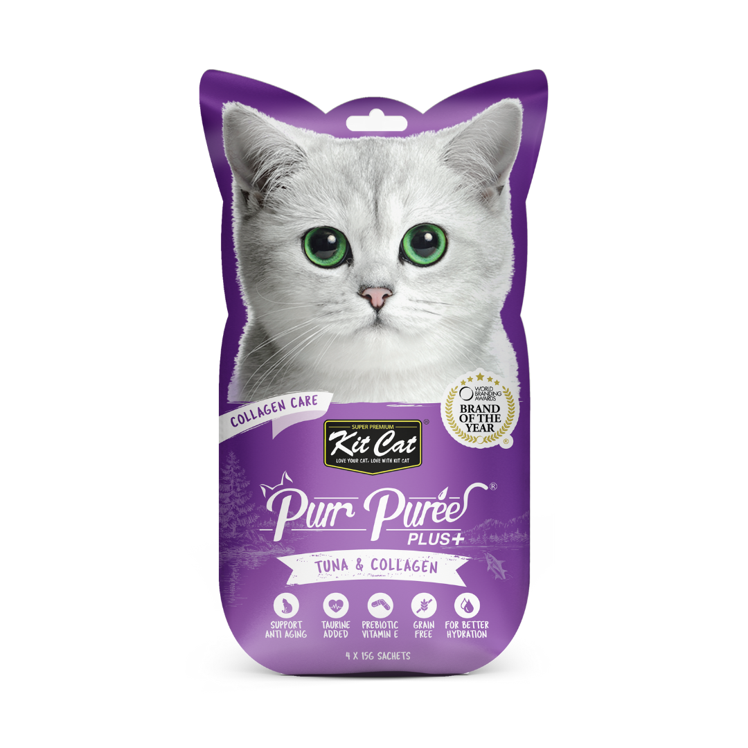 Kit Cat Purr Puree Collagen Care – Tuna