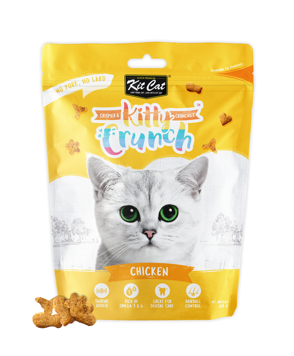Kit Cat KittyCrunch Cat Treats 60g – beef