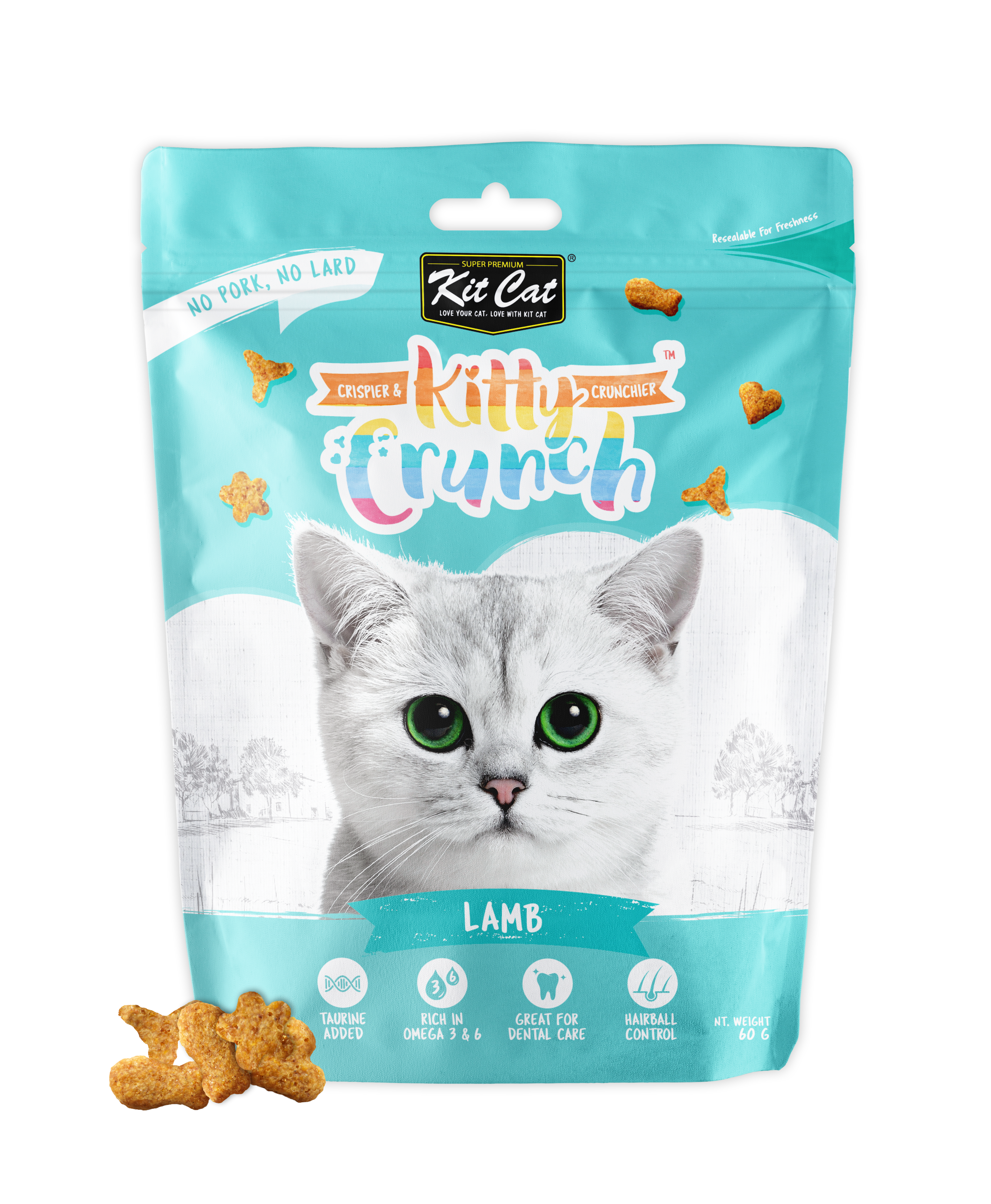 Kit Cat KittyCrunch Cat Treats 60g – tuna