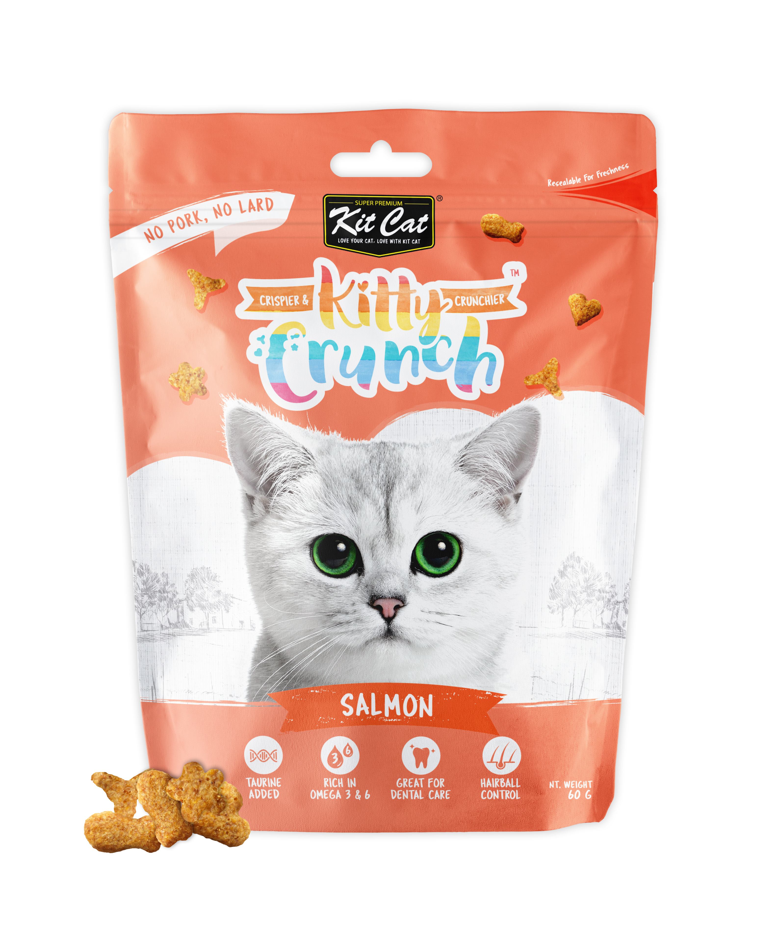 Kit Cat KittyCrunch Cat Treats 60g – seafood