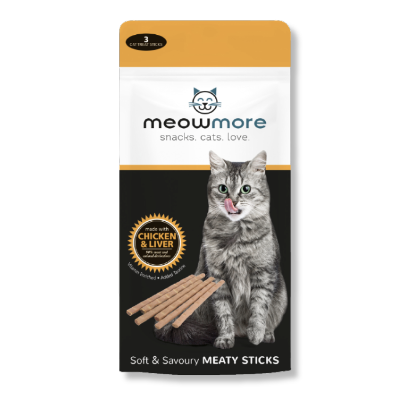 Meow More Treat Sticks 15g
