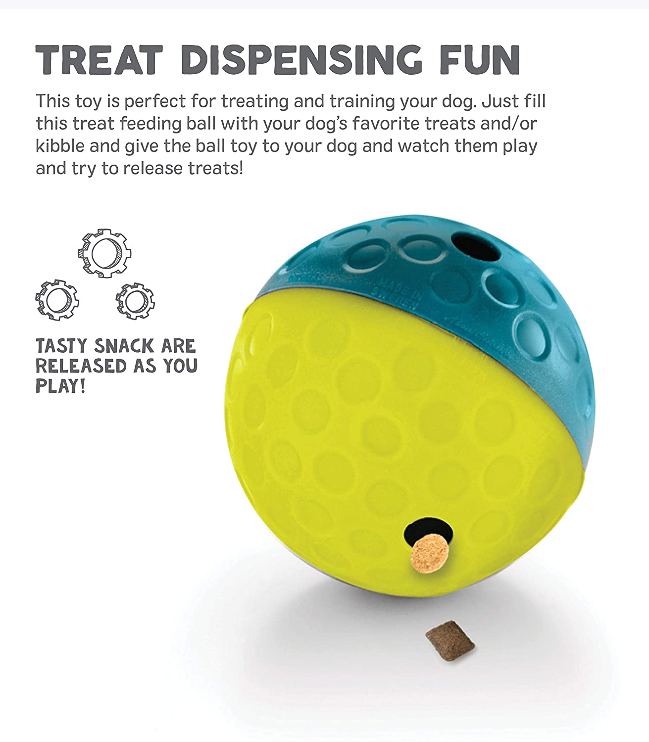 Nina Ottosson Treat Tumble Blue Small Level 1 Interactive Dog Puzzle Toy