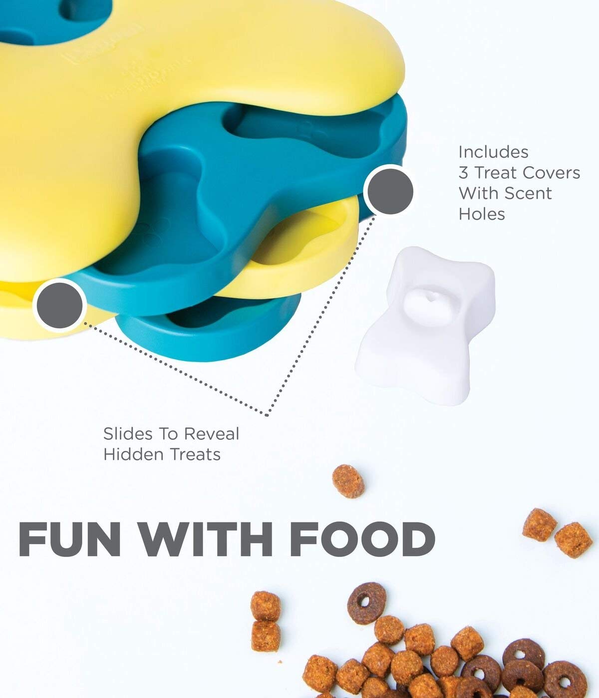 Nina Ottosson Dog Tornado Level 2 Interactive Dog Puzzle Toy