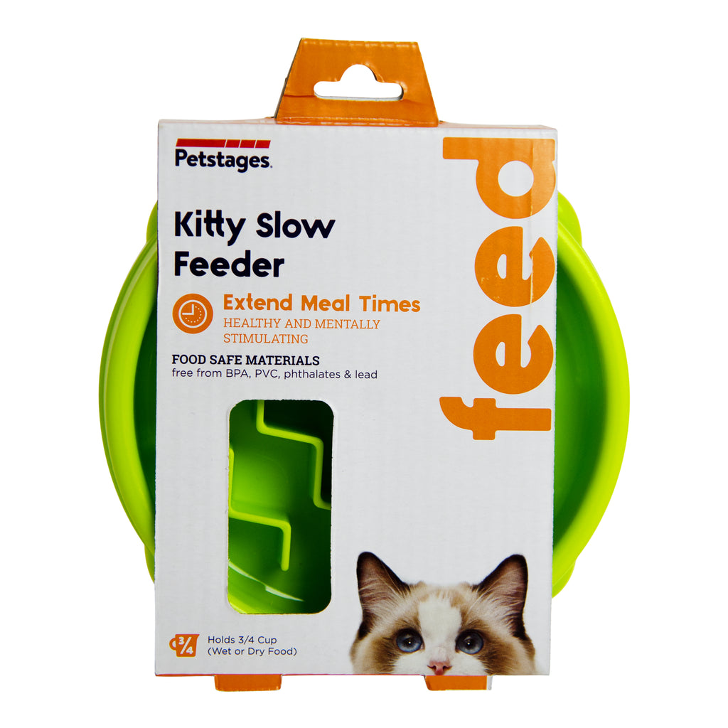 Outward Hound Cat Fun Feeder Tiny Green