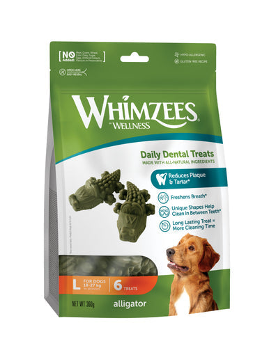 Whimzees Large Alligator Value Bag 6pc