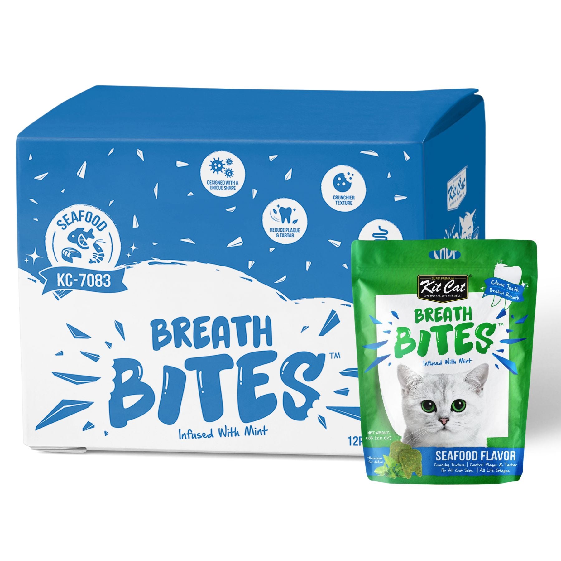 Kit Cat BreathBites Bulk Deal 12 × 60g