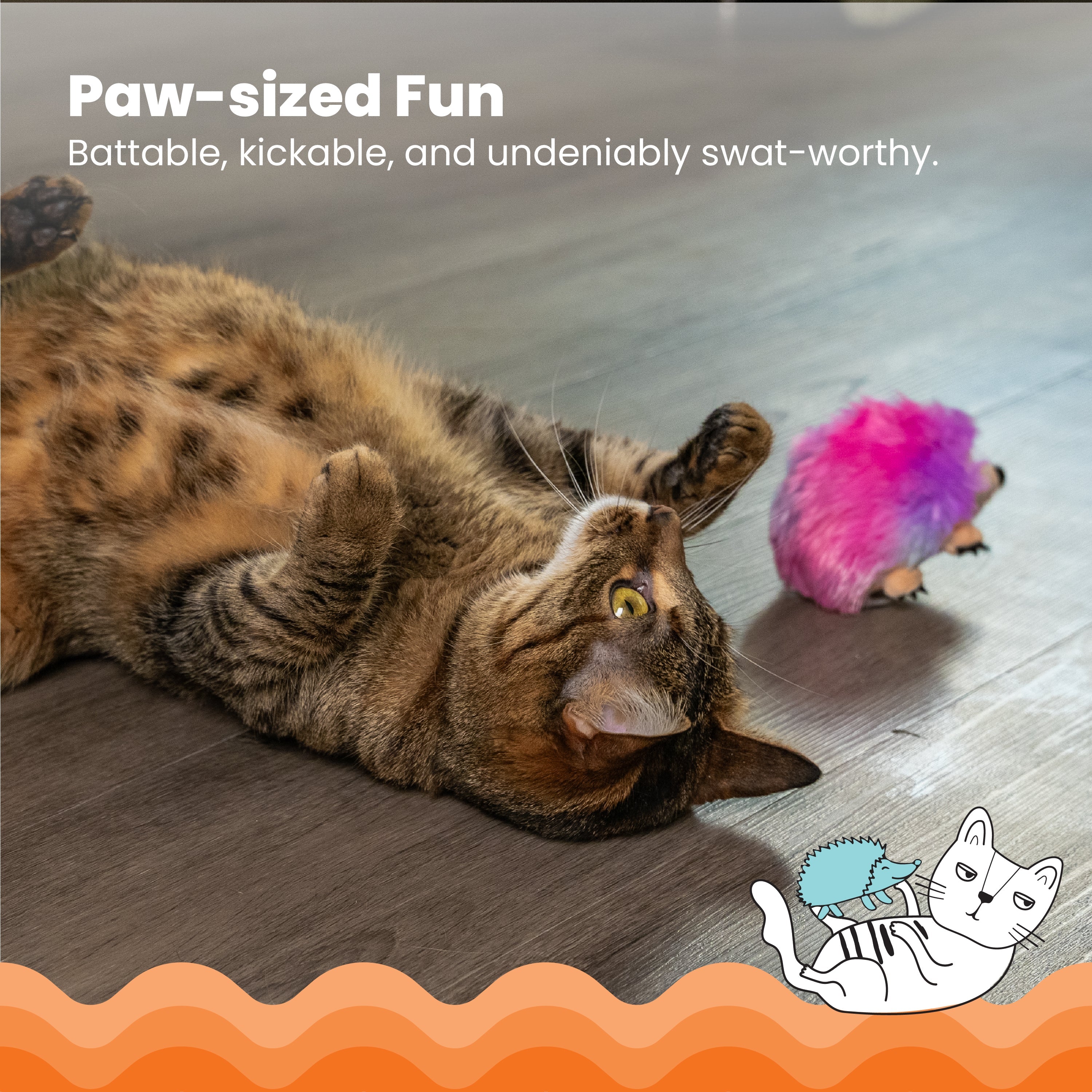 Catstages Catnip Plushies Hedgehog