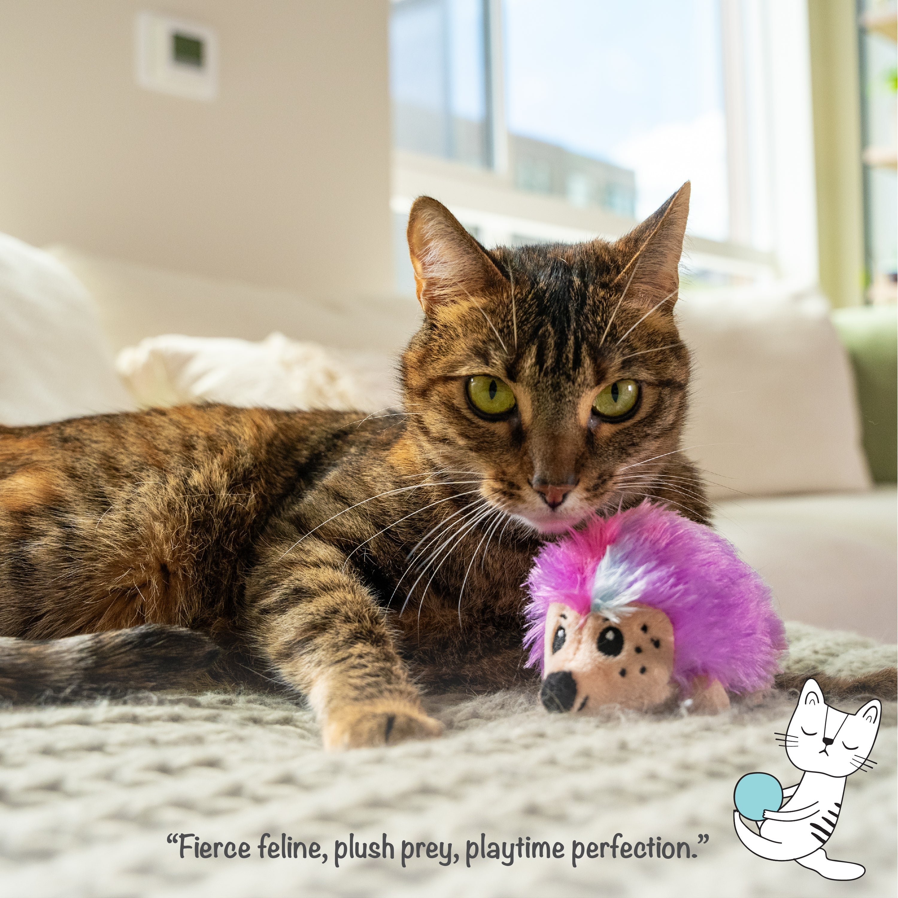 Catstages Catnip Plushies Hedgehog