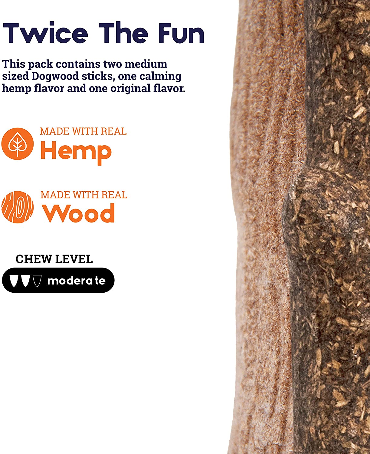 Petstages Dogwood 2-Pack