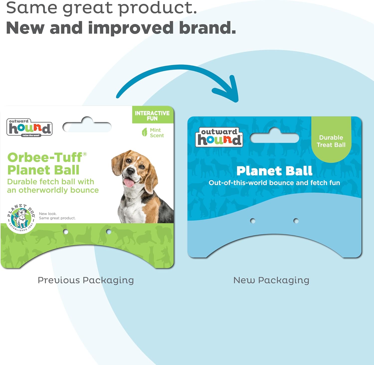 Petstages Planet Dog Orbee-Tuff Ball Medium