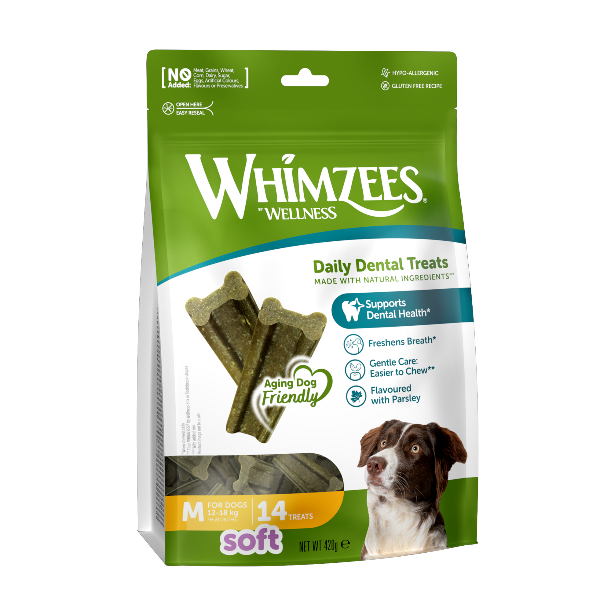 Whimzees Soft Dental Value Bags – Medium
